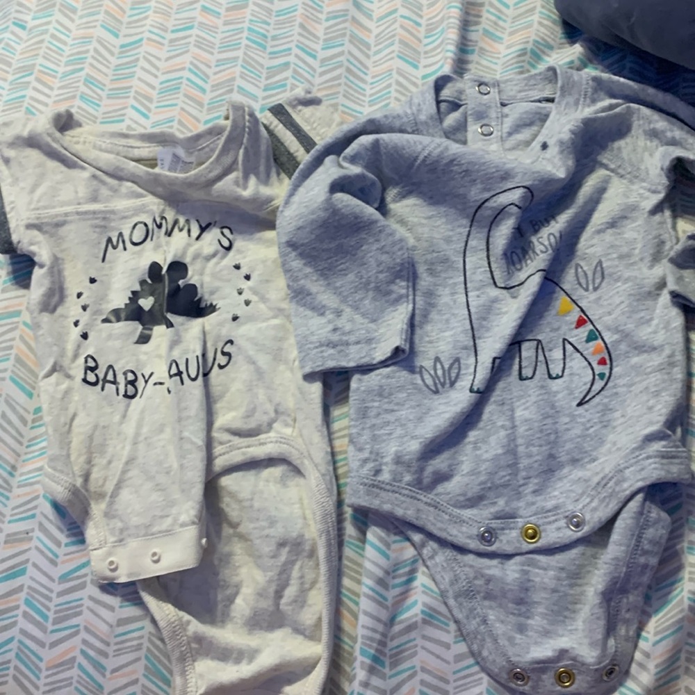 Newborn Dinosaur onesies